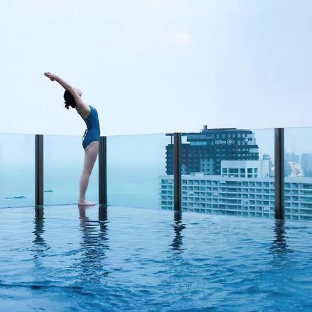 Central Pattaya - Sea View Large Balcony Condo With Infinity Pool Екстериор снимка