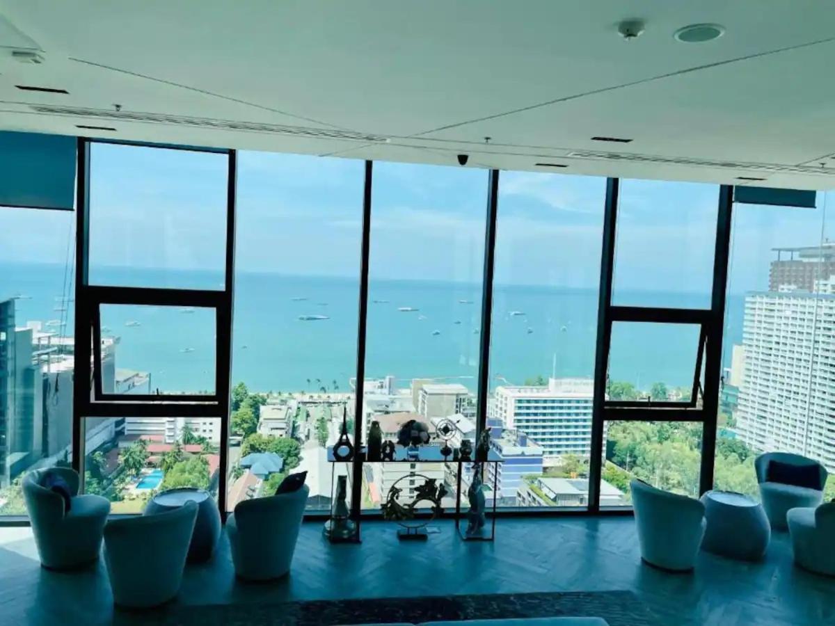 Central Pattaya - Sea View Large Balcony Condo With Infinity Pool Екстериор снимка